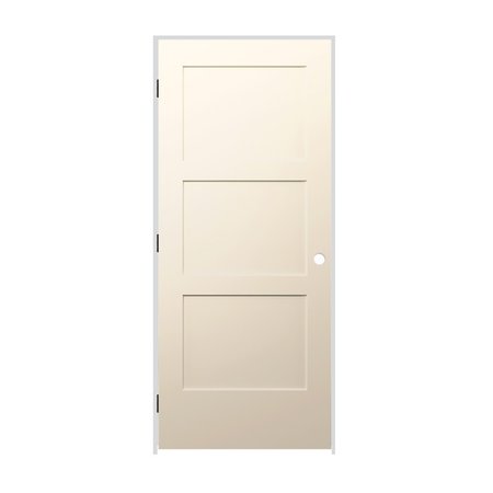 TRIMLITE Molded Door 30" x 80", Primed White 2668MHCBIRRH10B4916